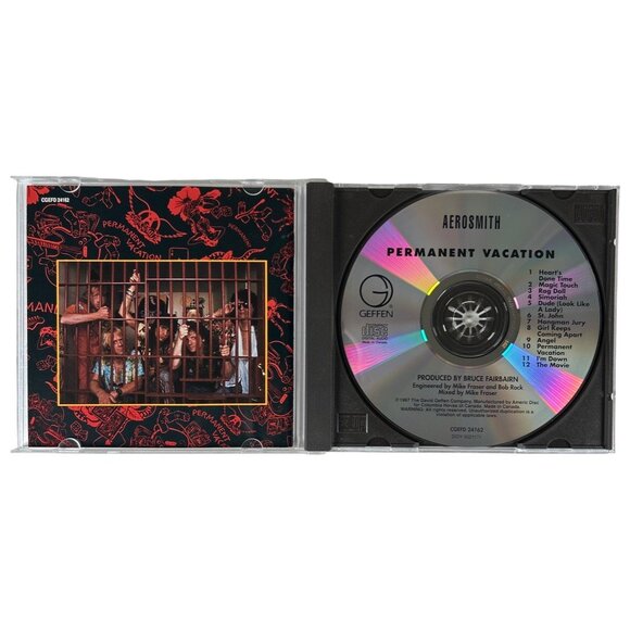 Aerosmith Permanent Vacation Greatest Hits CD Set - Picture 9 of 13